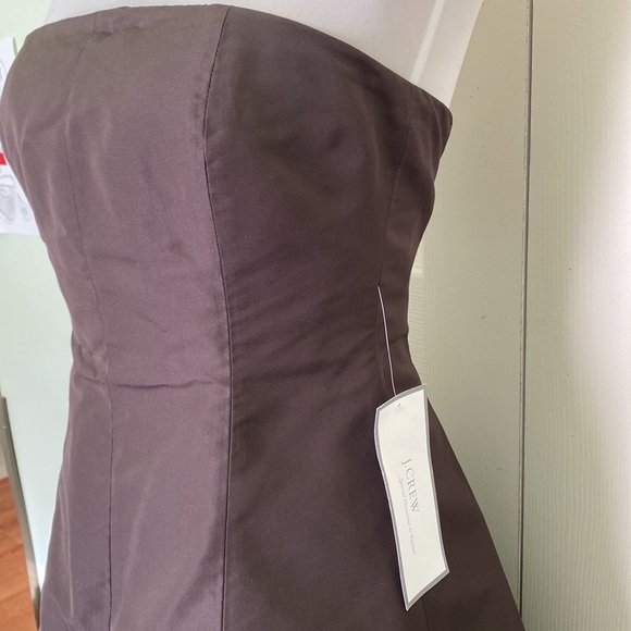 Women’s New J.Crew Sadie Dress Espresso Brown Sz 2 - Picture 4 of 9
